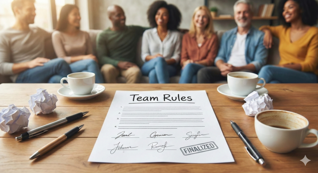 Phase 3: Convergence - The Team Rules are developed

Team Charter Workshop