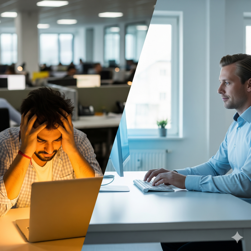 2 Managers, two Realities, Self-Awareness is the basement for emotional intelligent leadership