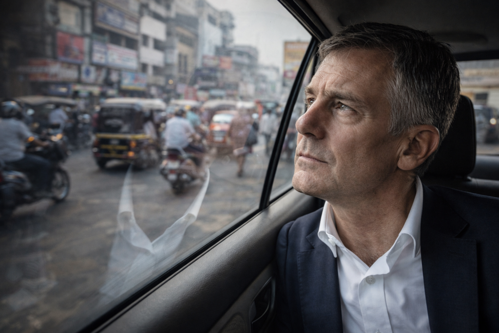 My Wake Up Call, see India with different Eyes, my Driver left me without any information to a new job, that was my personal Aha Moment, a real connect is more than an honest interest in family and the person, it needs also a financial support system to enable the person to grow.