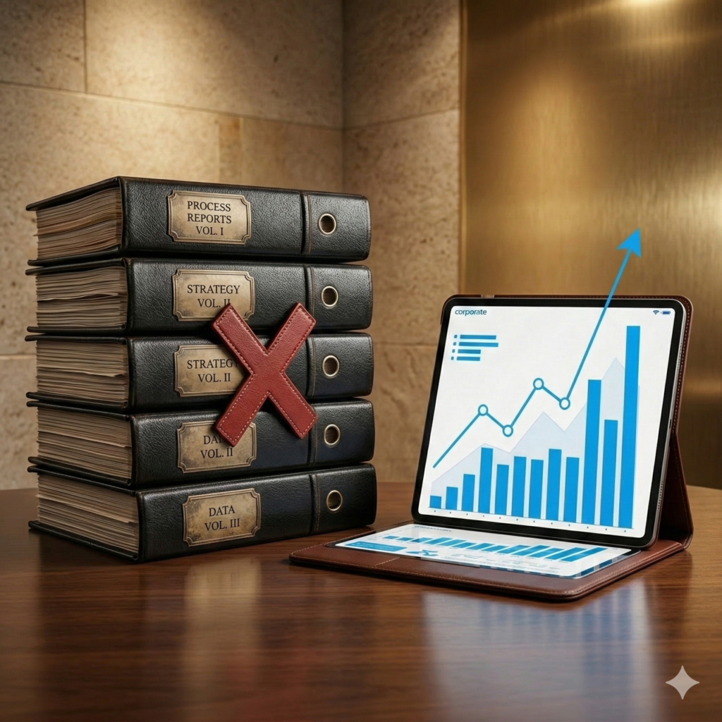 This is not Consulting - no 50 Page Reports, only Purity and clarity in the approach - Result Driven