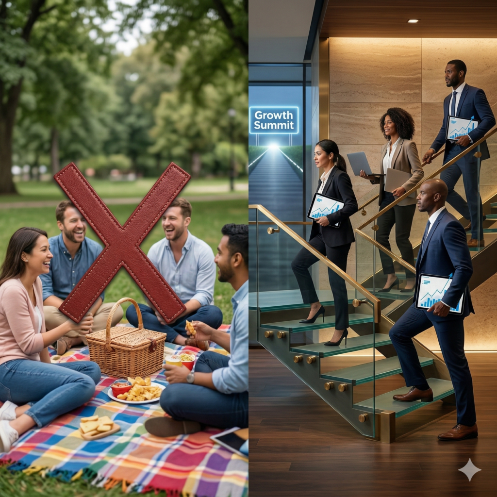 This is not HR Training, we do not do feel good team buildings