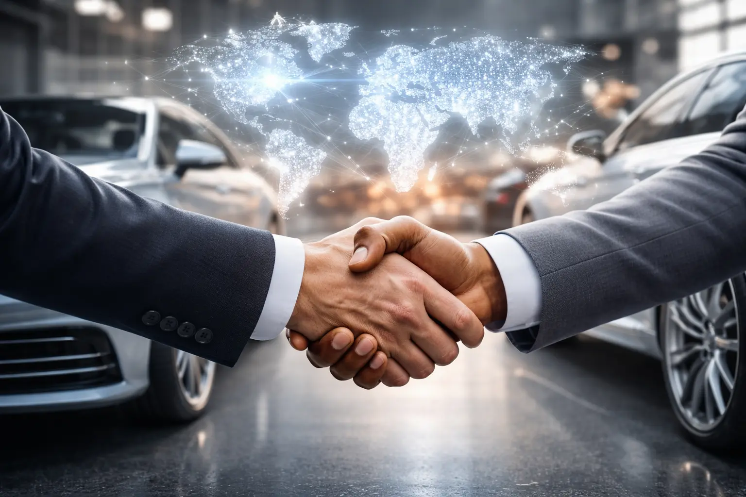 Globale Zusammenarbeit in der Automobilbranche