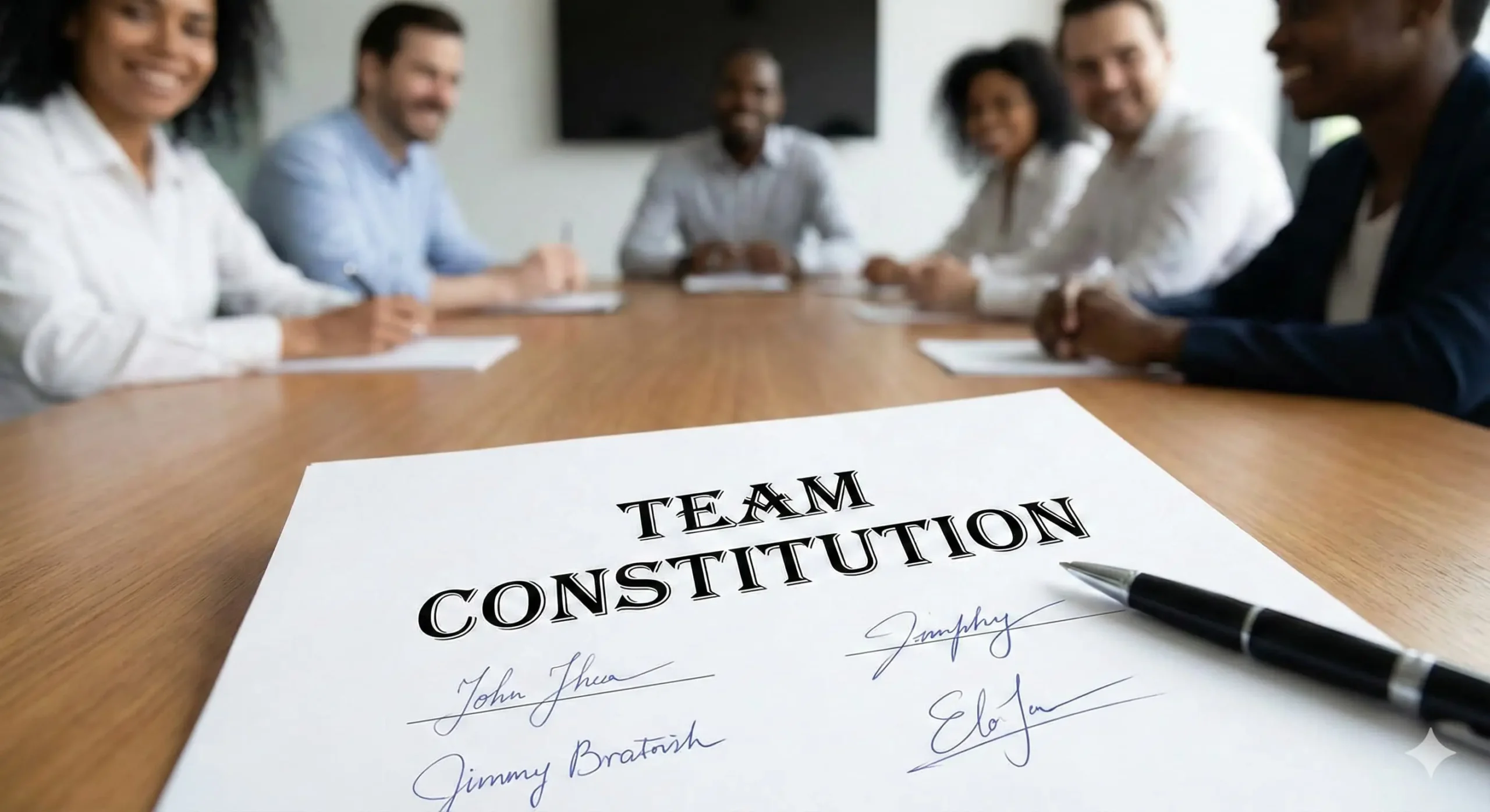 Team Constitution the start of high performance