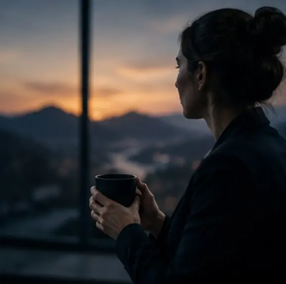 Mir hilft es in Ruhe einen Kaffee zu trinken, um Klarheit zu bekommen.
