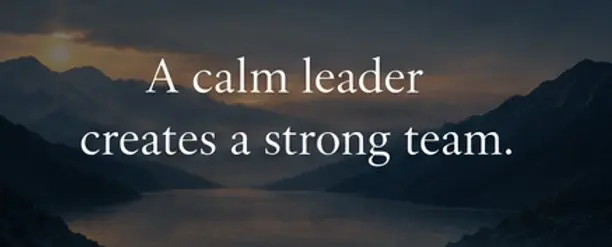 Would you define yourself a Calm Leader?