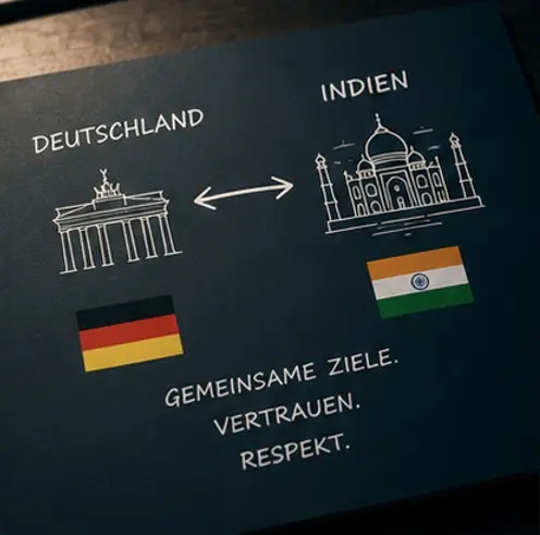Deutschland und Indien können gut miteinander Arbeiten!