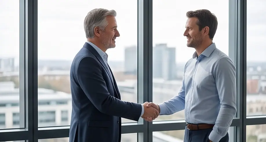 Even you get a handshake for a success, maybe you doubt it!