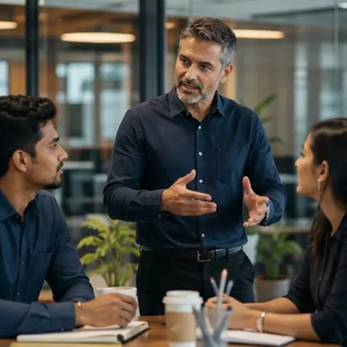 How do work with each other? More Directive or Cooperative?