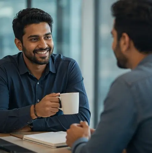 To connect to your Team Members can start at a Coffee.
