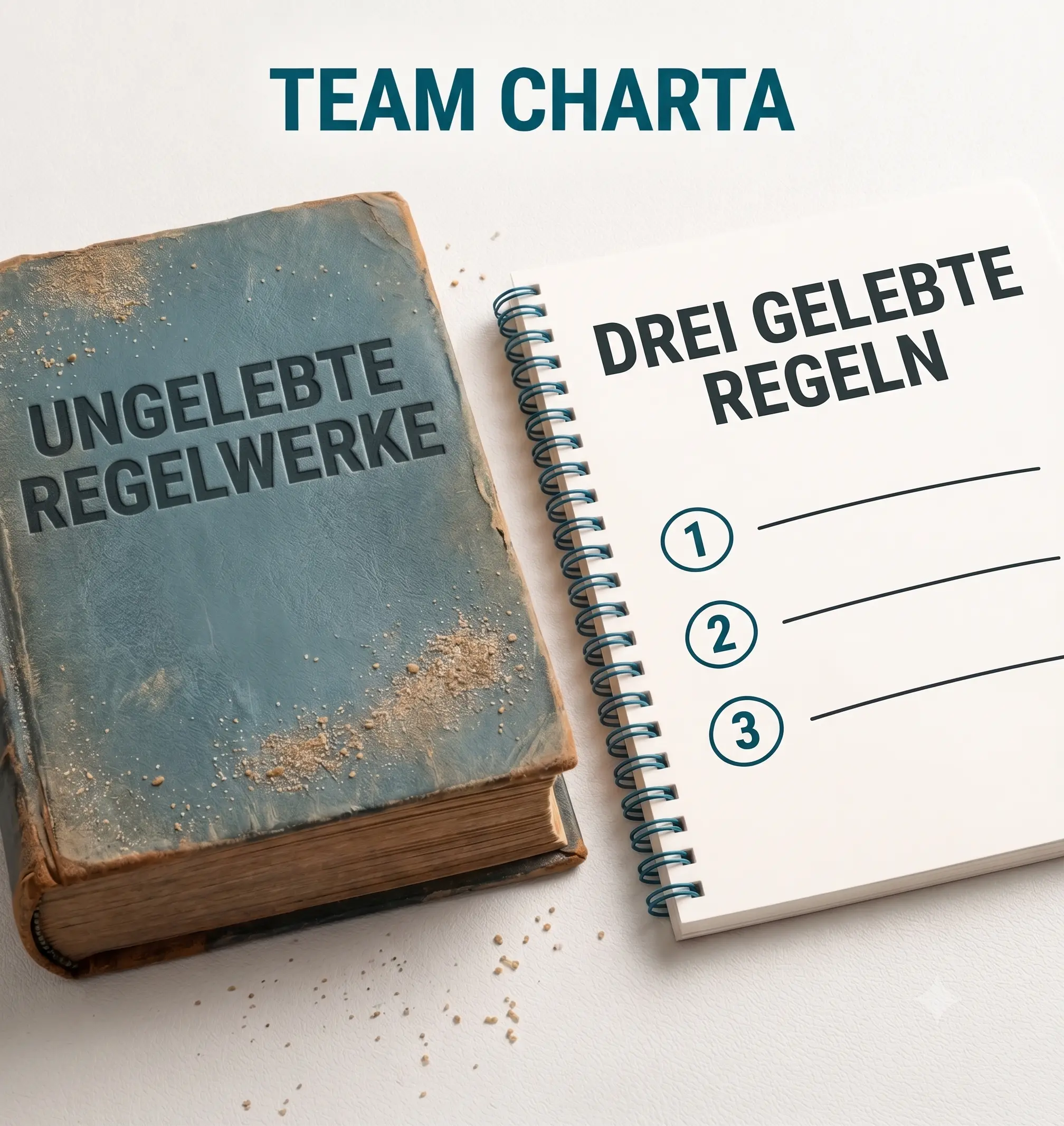 BYG Team Charta, oft reichen 3 Regeln aus um ein High Performance Team zu gründen.